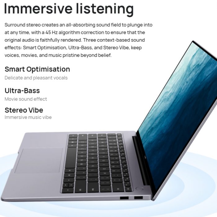 HUAWEI MateBook 14 Laptop, 14 inch Touch Screen, 16GB+512GB/1TB, Windows 11 Home, Intel 12th Gen Core i5-1240P - Image 18