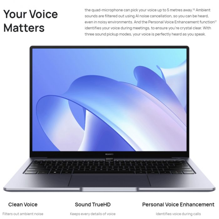 HUAWEI MateBook 14 Laptop, 14 inch Touch Screen, 16GB+512GB/1TB, Windows 11 Home, Intel 12th Gen Core i5-1240P - Image 19