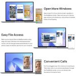 HUAWEI MateBook 14 Laptop, 14 inch Touch Screen 16GB+512GB, Windows 11 Home, Intel 12th Gen Core i7-1260P - Image 14