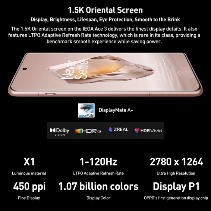 OnePlus Ace 3, 6.78 inch ColorOS 14.0 / Android 14 Snapdragon 8 Gen 2 Octa Core, NFC, 5G 12GB/16GB+256GB/512GB/1TB - Image 10