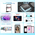 HEADWOLF Fpad5 4G LTE Tablet, 8.4 inch Android 14 MT6789 Octa Core Support Dual SIM, 8GB+128GB Black - Image 4