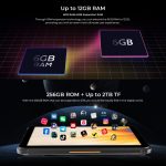 HOTWAV Tab R7 Rugged Tablet, 10.1 inch Android 13 Unisoc Tiger T606 Octa Core 4G Network, 6GB+256GB Black - Image 7