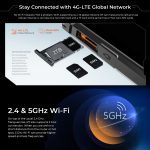 HOTWAV Tab R7 Rugged Tablet, 10.1 inch Android 13 Unisoc Tiger T606 Octa Core 4G Network, 6GB+256GB Black - Image 11