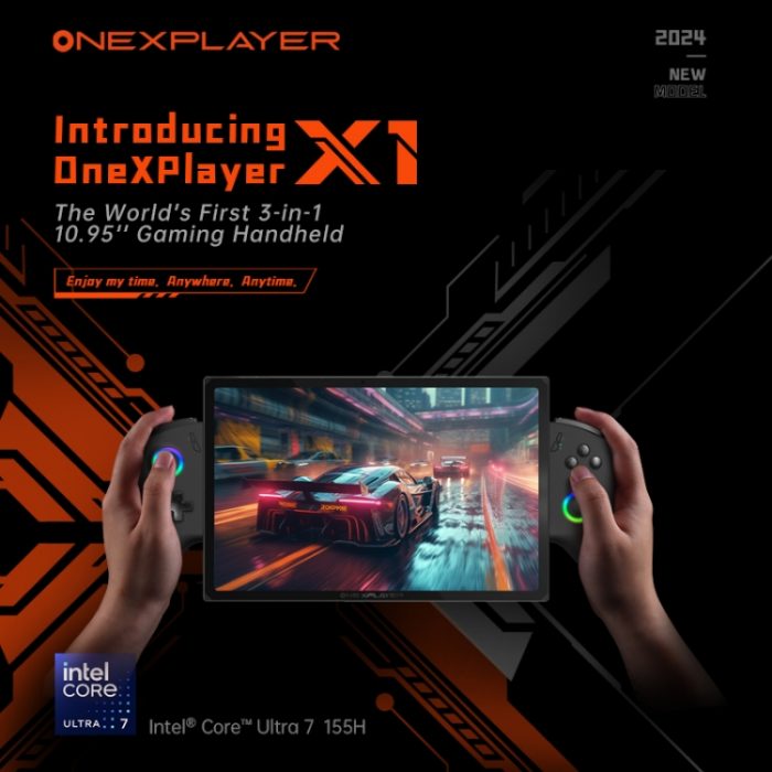 ONE-NETBOOK OneXPlayer X1 10.95 inch Game Console, Windows 11 Intel Core Ultra 7 155H, 32GB/64GB+1TB/2TB/4TB - Image 2
