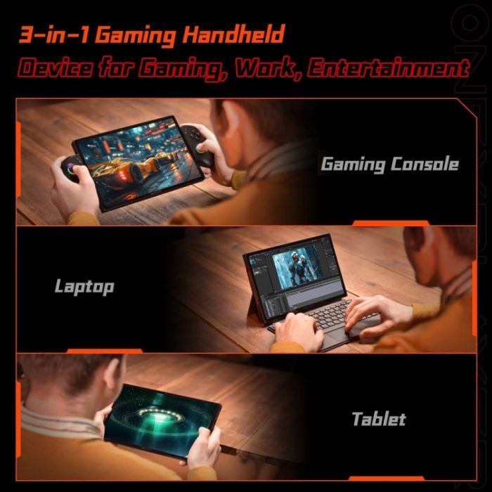 ONE-NETBOOK OneXPlayer X1 10.95 inch Game Console, Windows 11 Intel Core Ultra 7 155H, 32GB/64GB+1TB/2TB/4TB - Image 7