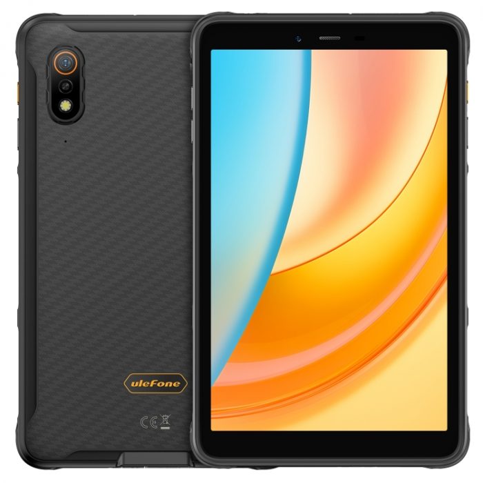 Ulefone Armor Pad Pro Rugged Tablet, 8 inch Android 13 MediaTek MT8788 Octa Core 4G Network, 8GB+128GB Black - Image 1