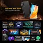 Ulefone Armor Pad Pro Rugged Tablet, 8 inch Android 13 MediaTek MT8788 Octa Core 4G Network, 8GB+128GB Black - Image 4