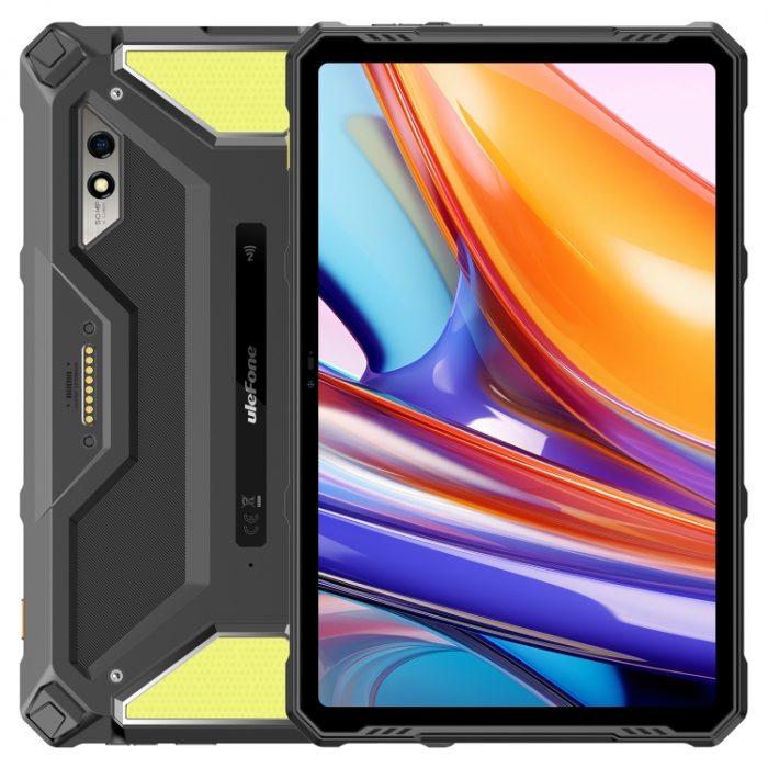 Ulefone Armor Pad 3 Pro Rugged Tablet, 10.36 inch Android 13 MediaTek MT8788 Octa Core 4G Network, 8GB+256GB Black - Image 1