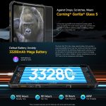 Ulefone Armor Pad 3 Pro Rugged Tablet, 10.36 inch Android 13 MediaTek MT8788 Octa Core 4G Network, 8GB+256GB Black - Image 7