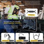 Ulefone Armor Pad 3 Pro Rugged Tablet, 10.36 inch Android 13 MediaTek MT8788 Octa Core 4G Network, 8GB+256GB Black - Image 9