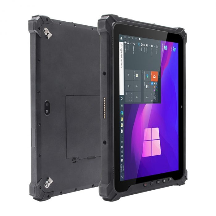 UNIWA WinPad W117 Rugged Tablet, 10.1 inch Windows 11 Pro Intel Jasper Lake N5100 Quad Core, 4G Network, 8GB+128GB Black - Image 2
