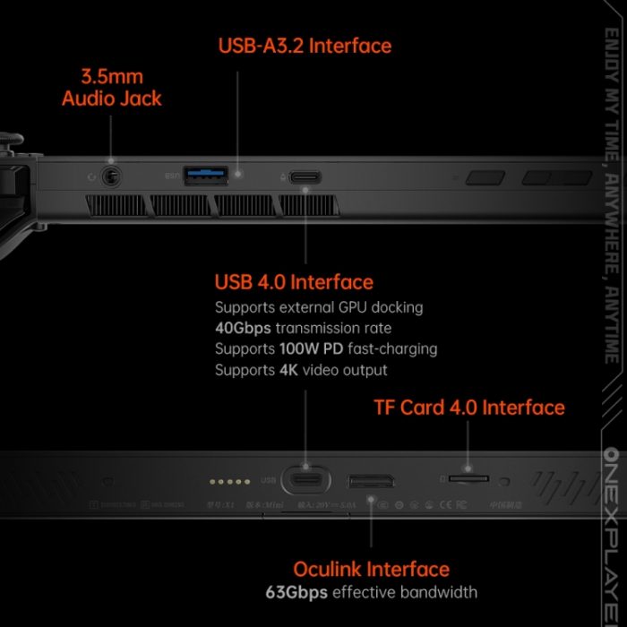 ONE-NETBOOK OneXPlayer X1 mini 8.8 inch Game Console, Windows 11 AMD Ryzen 7 8840U - Image 7
