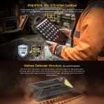 Ulefone Armor Pad 4 Ultra Thermal Version Rugged Tablet, 10.36 inch Android 14 MediaTek Dimensity 6300 Octa Core 5G, 8GB+256GB Black - Image 6