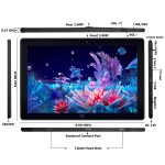 LZ1003 Tablet, 10.1 inch, 8GB+128GB, Windows 11, Intel Gemini Lake N4000 Dual Core, Black - Image 2