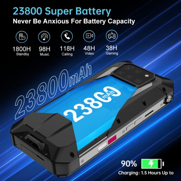 Unihertz Tank 3 Pro 5G / 8849, 16GB/18GB+512GB, Projector, 200MP Camera, Night Vision, 23800mAh Battery, 6.79 inch Android 13 Dimensity 8200 Octa Core, 5G + Projector Screen - Image 6