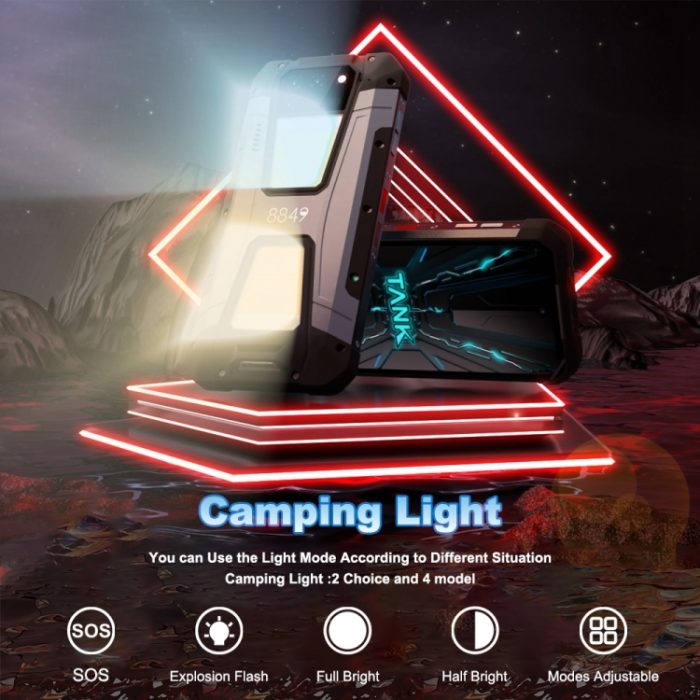 Unihertz Tank 2 Laser Projector Rugged Phone Android 13, 108MP Camera, Night Version, 12GB+512GB, 4G + Projector Screen - Image 3