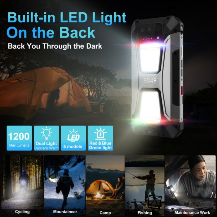 Unihertz Tank 2 Laser Projector Rugged Phone Android 13, 108MP Camera, Night Version, 12GB+512GB, 4G + Projector Screen - Image 12