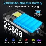 Unihertz 8849 Tank 2 Pro Night Vision Projector Rugged Phone, 12GB+512GB, 6.79 inch Android 14 MTK6789 Octa Core, 4G + Projector Screen - Image 9