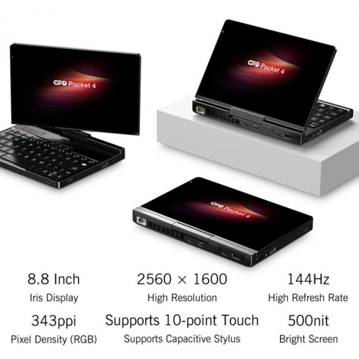 GPD Pocket 4 Handheld Gaming PC, 16GB+1TB, 8.8 inch Windows 11 Home AMD Ryzen 7 8840U - Image 7