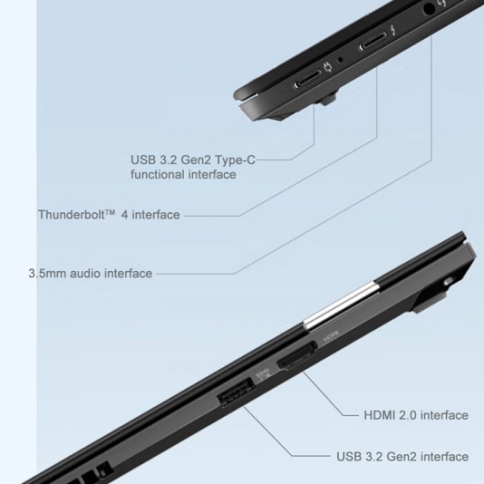 Lenovo ThinkPad T14p Engineer Laptop, 14 inch 32GB+1TB Windows 11 Home, Intel Core i5-13500H 12-Core - Image 11
