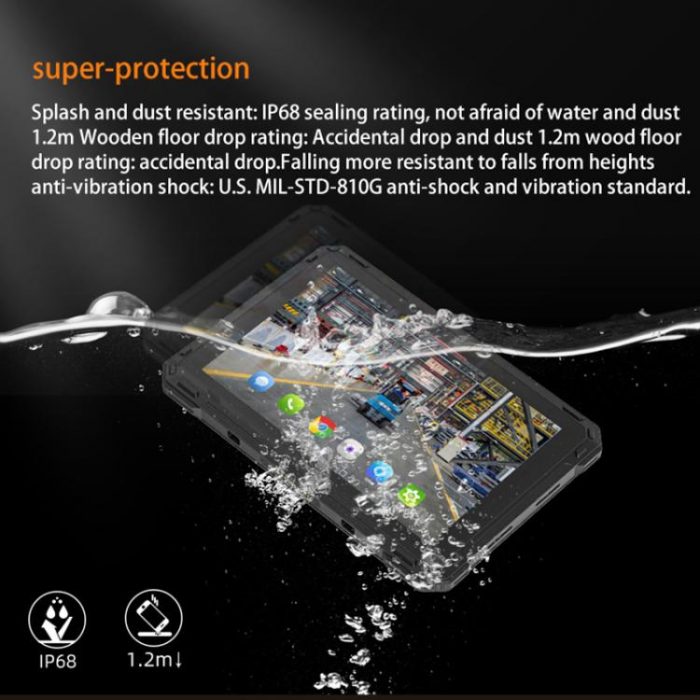CENAVA A88ST IP68 Rugged Tablet, 4GB+64GB, 8 inch Android 11 MTK6771 Octa Core, 4G Network - Image 5