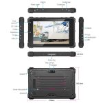 CENAVA W10N IP68 Rugged Tablet, Intel JASPER LAKE N5100 Quad Core, 8GB+128GB, 10.1 inch, Windows 11 - Image 8
